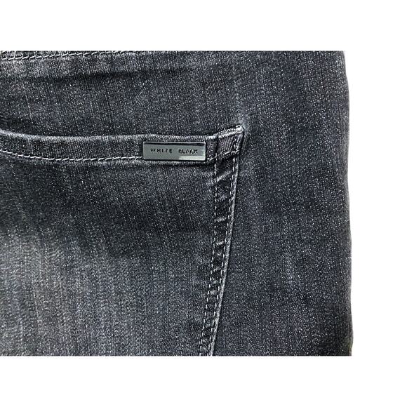 White House Black Market Classic Rise Charcoal Jegging Jeans 6 Whimsigoth Casual - Picture 4 of 10